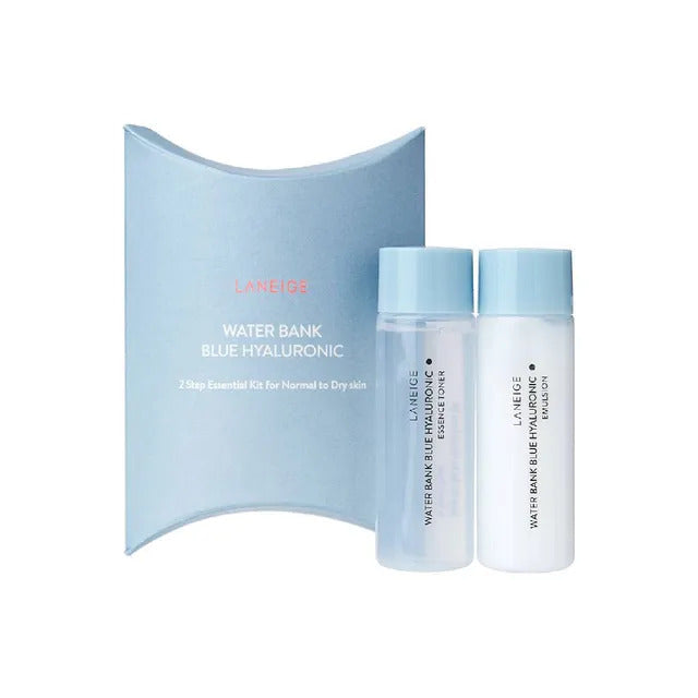 LANEIGE - Water Bank Blue Hyaluronic 2 Step Essential Kit, Bundle of 10 kits.