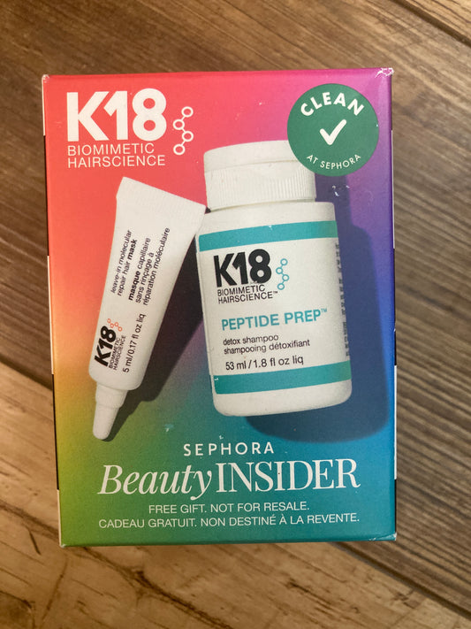 K18 sephora beauty insider set. $7.5 each set. Set of 10