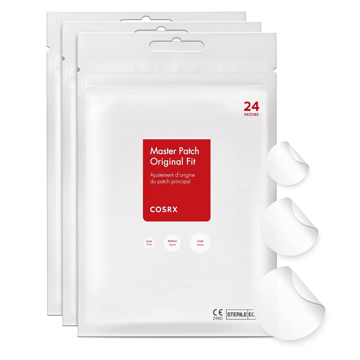COSRX Acne Pimple Master Patch,  24 patches/bag. Bundle of 30 bags.