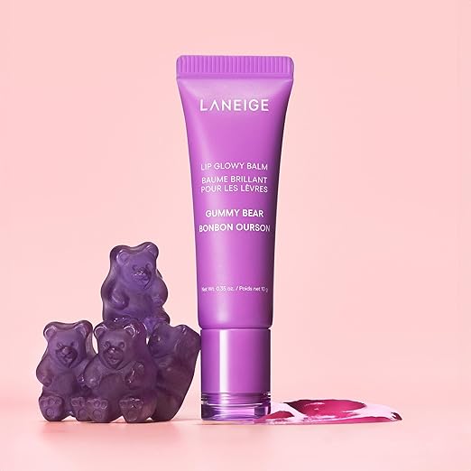 LANEIGE Lip Glowy Balm, Bundle of 6.