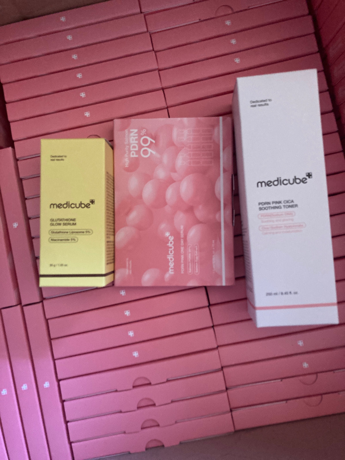 Medicube packages reserved