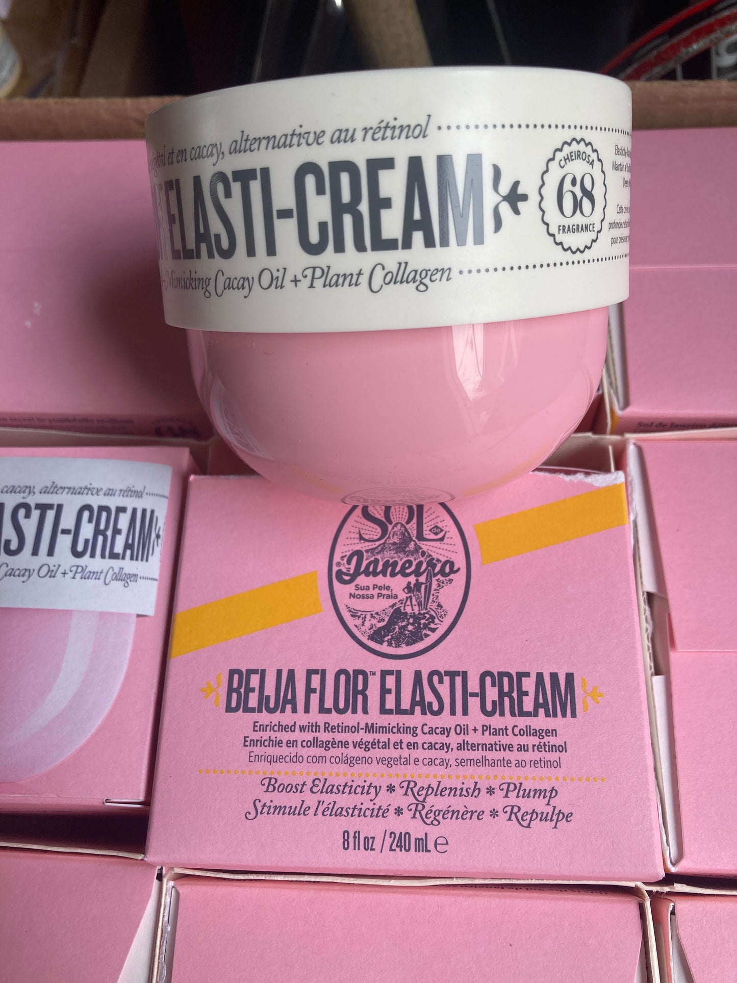 Sol 68 Cream,  set of 6 jars.