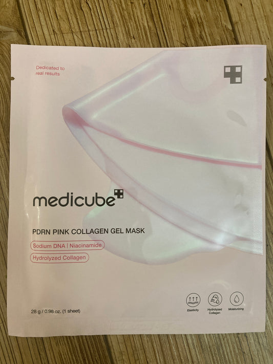 Medicube PDRN pink collagen gel mask 10 sheets.