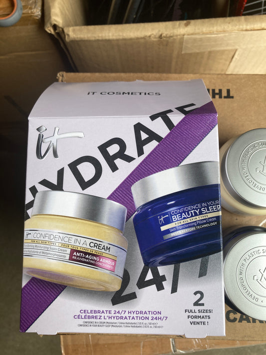 it Cosmetics day cream and night cream, 8 items.