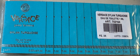 Versace Dylan Turquoise EDT, Bundle of 25 vials