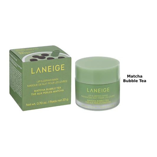 Laneige Lip Sleeping Mask Macha Bubble tea, 20G/jar, Set of 6 Jars.