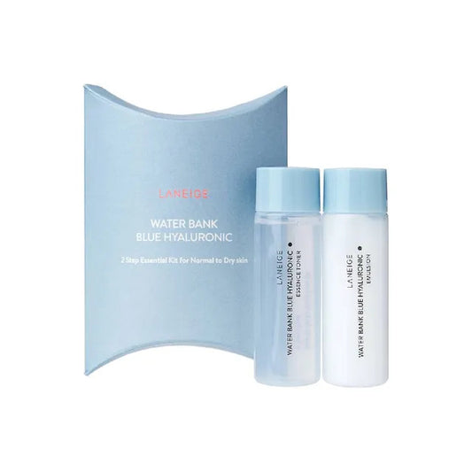 LANEIGE - Water Bank Blue Hyaluronic 2 Step Essential Kit, Bundle of 10 kits.