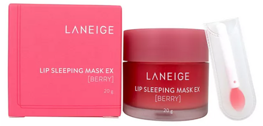 LANEIGE Lip Sleeping Mask EX, Berry, Full size, Set of 10 jars.