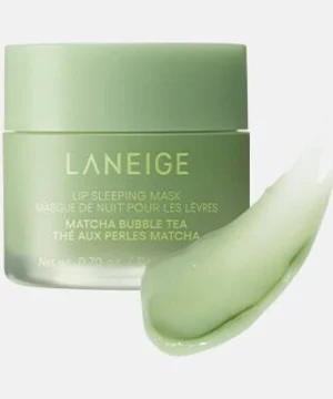 Laneige Lip Sleeping Mask Macha Bubble tea, 20G/jar, Set of 6 Jars.